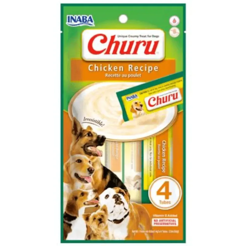 Inaba Dog Churu Receta de Pollo con Atún
